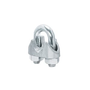 BLISTER CON 2 NUDOS (PERROS) DE HIERRO PARA CABLE DE 5/16" FIERO