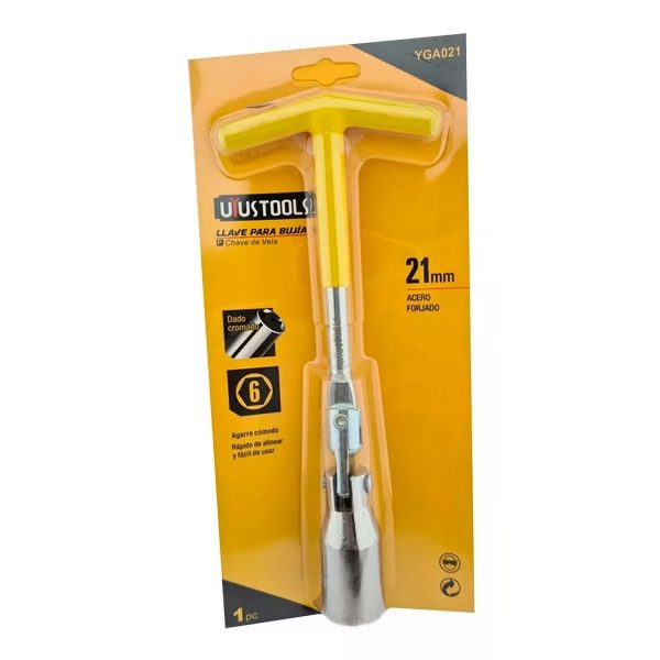 LLAVE PARA BUJIA 21 MM UYUSTOOLS - Imagen 2