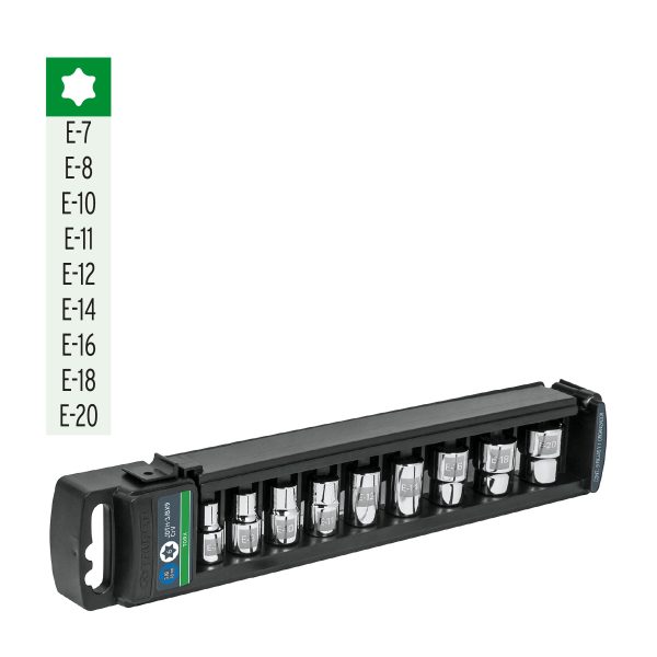 JUEGO DE 9 COPAS CUADRO 3/8" TORX TRUPER - Imagen 2