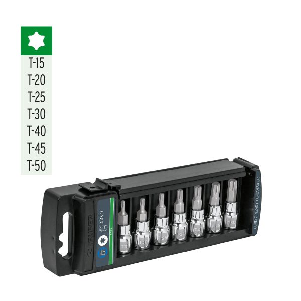 JUEGO DE 7 COPAS CUADRO 3/8" PUNTA TORX TRUPER - Imagen 2