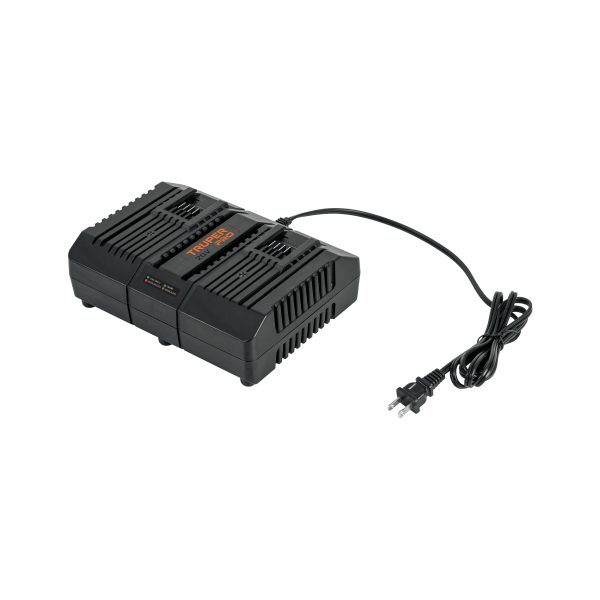 CARGADOR DUAL DE BATERIAS DE ION LITIO 20 V TRUPER PRO