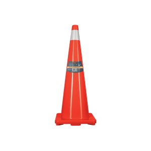 CONO DE SEÑALIZACION DE 90 CM DE PVC CON REFLECTIVO TRUPER