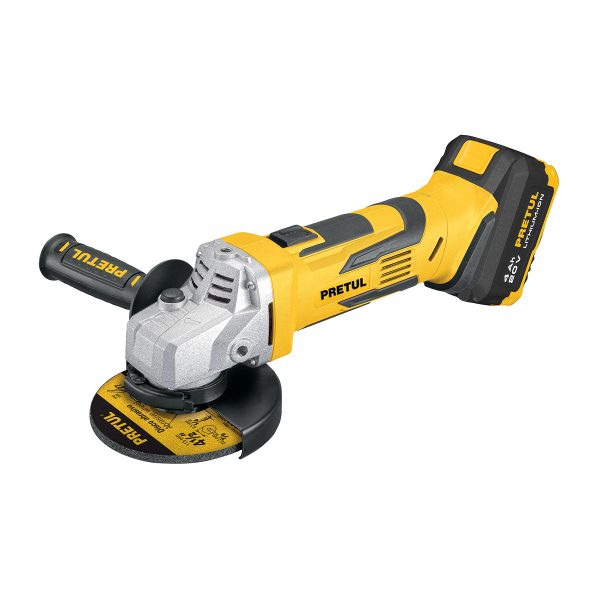 PULIDORA INALAMBRICA 4-1/2" 20 V 1 BATERIA 4 AH PRETUL