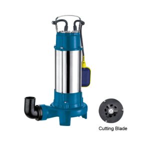 BOMBA SUMERGIBLE AGUAS RESIDUALES CON TRITURADOR 2.4 HP AQUASTRONG