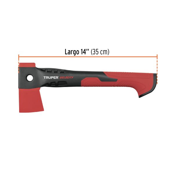 HACHA CAZADORA 1 LB MANGO DE NYLON DE 14" TRUPER VELOCITY - Imagen 3