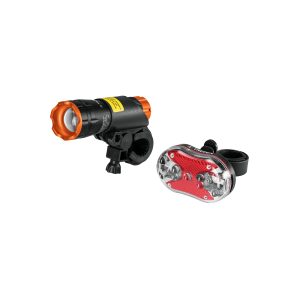 JUEGO DE LINTERNA DELANTERA Y TRASERA PARA BICICLETA TRUPER