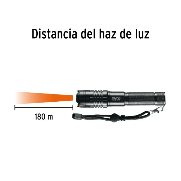 LINTERNA LED RECARGABLE DE ALUMINIO 500 LM TRUPER EXPERT - Imagen 3