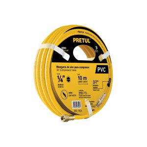 MANGUERA PARA COMPRESOR DE PVC 10 M X 1/4" PRETUL