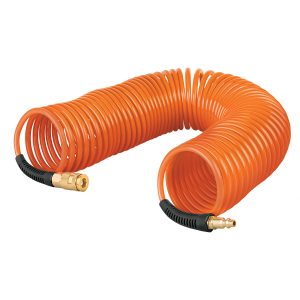 MANGUERA PARA COMPRESOR TIPO RESORTE 1/4″ X 7.6 M TRUPER