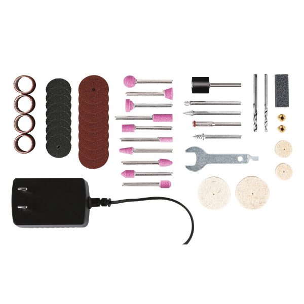 MOTO TOOL INALAMBRICO 7.2 V CON 45 ACCESORIOS TRUPER - Imagen 4