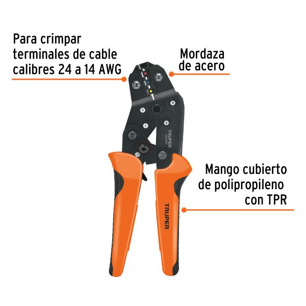 PINZA DE CRIMPADO PARA TERMINALES TRUPER - Imagen 2