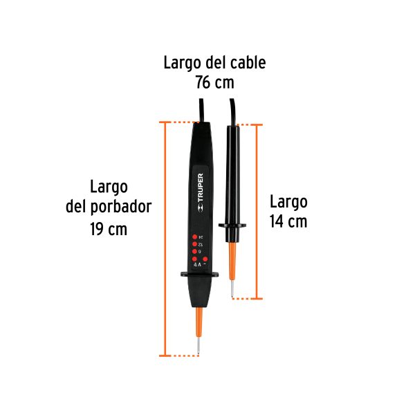 PROBADOR DE POLARIDAD C.A / C.C TRUPER - Imagen 3