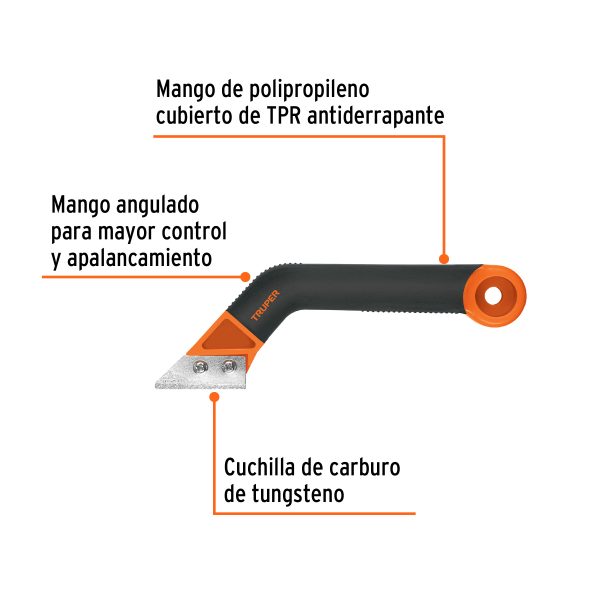 RASPADOR DE LECHADA CON CUCHILLAS DE 2" TRUPER - Imagen 2