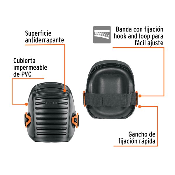 RODILLERAS IMPERMEABLES PARA TRABAJOS HUMEDOS TRUPER - Imagen 2
