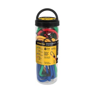 JUEGO DE 8 TENSORES ELASTICOS PRETUL