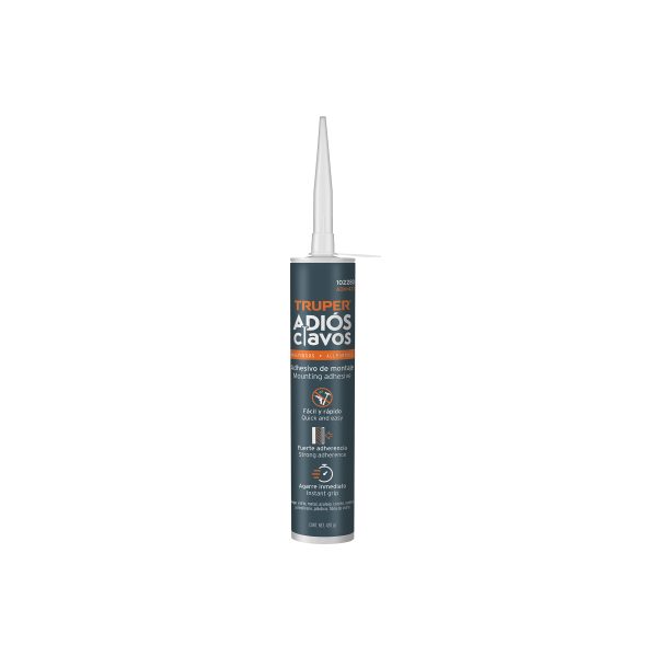 ADHESIVO DE MONTAJE ADIOS CLAVOS 420 G TRUPER