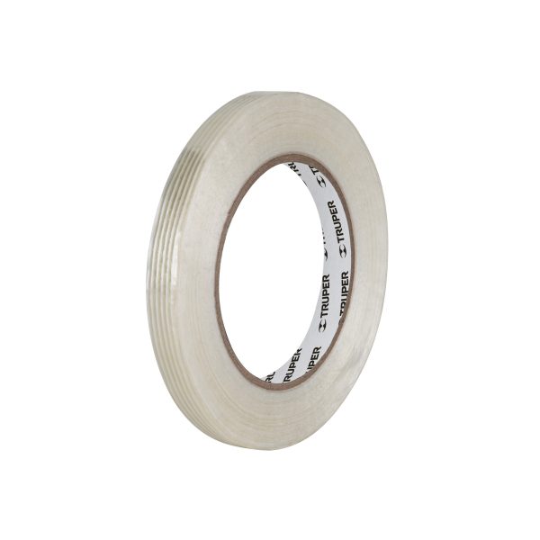 CINTA TRANSPARENTE CON FILAMENTOS 12 MM X 50 M TRUPER