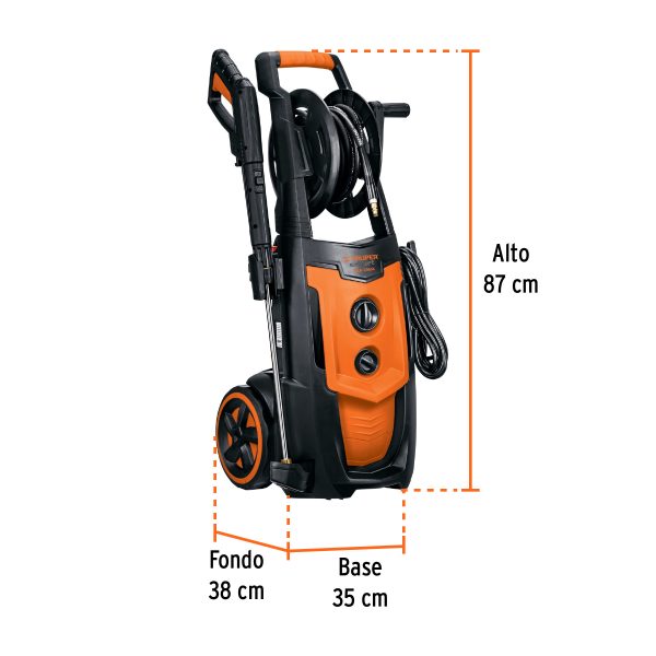 HIDROLAVADORA ELECTRICA 2000 PSI MOTOR DE INDUCCION TRUPER EXPERT - Imagen 5