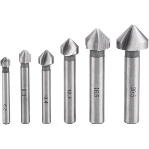 JUEGO DE 6 BROCAS AVELLANADORAS PARA METAL UYUSTOOLS