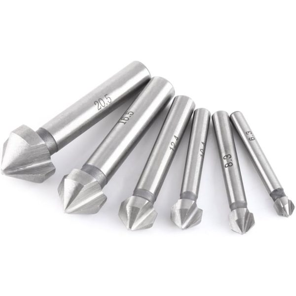 JUEGO DE 6 BROCAS AVELLANADORAS PARA METAL UYUSTOOLS - Imagen 2