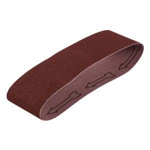 PAQUETE CON 5 BANDAS DE LIJA 3" X 21" PARA MADERA GRANO 40 TRUPER