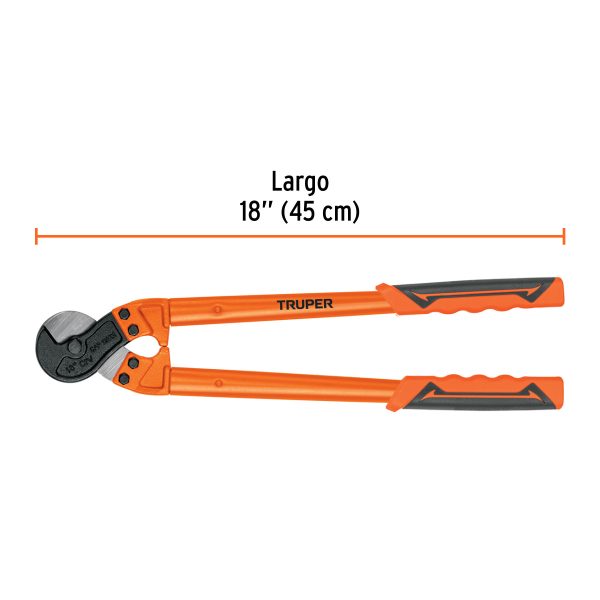 CORTADOR DE 18" DE CABLE Y ALAMBRE TRUPER - Imagen 3