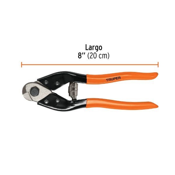 CORTADOR DE 8" DE CABLE Y ALAMBRE TRUPER - Imagen 3