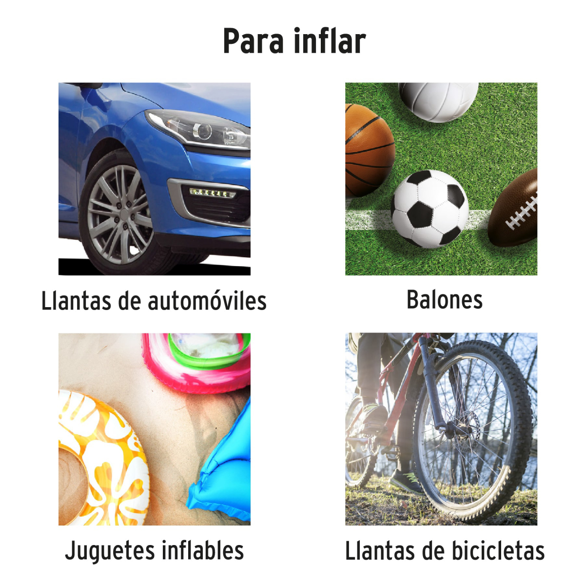 INFLADOR / SOPLADOR PARA AUTO 20 V 1 BATERIA 2 AH PRETUL - Imagen 3