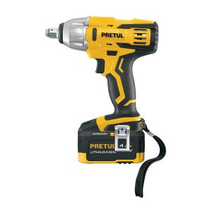 LLAVE DE IMPACTO 1/2" 20 V 1 BATERIA 4 AH PRETUL