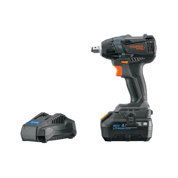 LLAVE DE IMPACTO 1/2" 20 V 1 BATERIA 4 AH TRUPER MAX