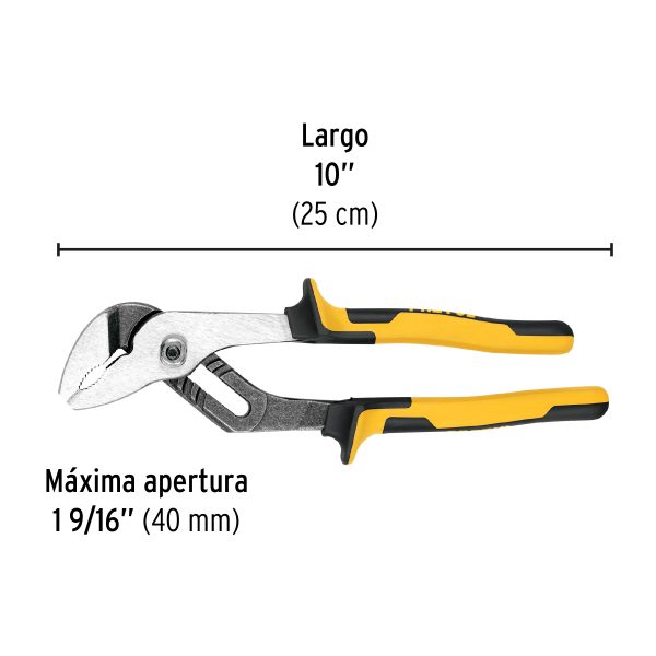 PINZA DE EXTENSION 10" MANGO COMFORT GRIP PRETUL - Imagen 3