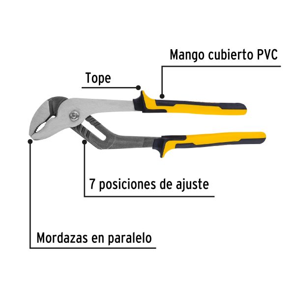 PINZA DE EXTENSION 12" MANGO COMFORT GRIP PRETUL - Imagen 2