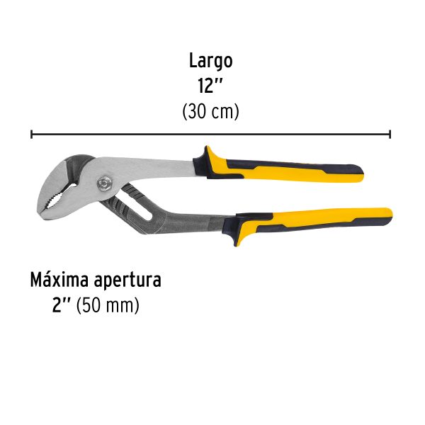 PINZA DE EXTENSION 12" MANGO COMFORT GRIP PRETUL - Imagen 3