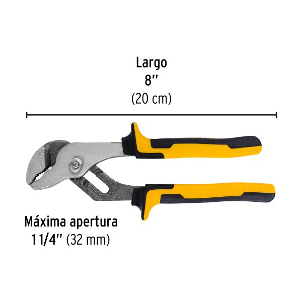 PINZA DE EXTENSION 8" MANGO COMFORT GRIP PRETUL - Imagen 3