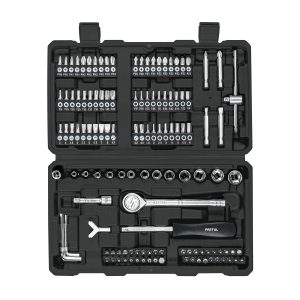 JUEGO DE 130 HERRAMIENTAS 1/4" PARA MECANICO PRETUL