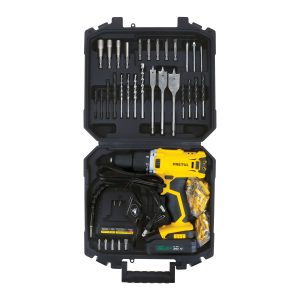 KIT TALADRO 1/2" 20 V 1 BATERIA 2 AH 32 ACCESORIOS PRETUL