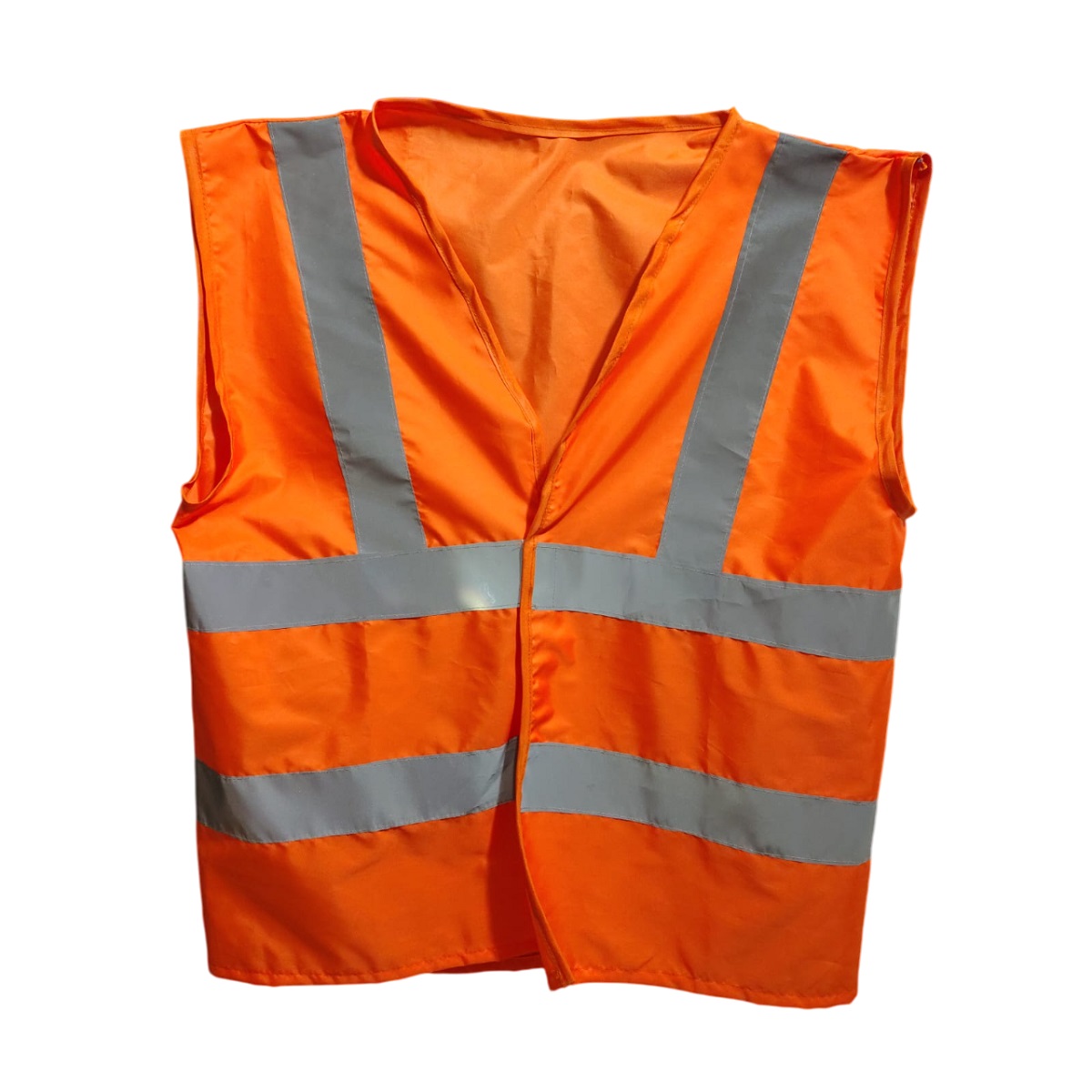 CHALECO REFLECTIVO EN TELA NARANJA
