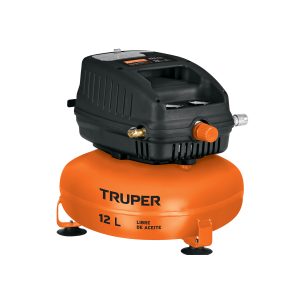 COMPRESOR LIBRE DE ACEITE 12 L 1 HP 127 V TRUPER