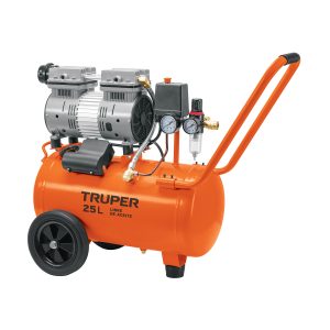 COMPRESOR DE AIRE SILENCIOSO LIBRE DE ACEITE 25 L 2 HP TRUPER