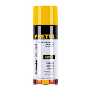 PINTURA EN AEROSOL AMARILLO CANARIO 400 ML PRETUL