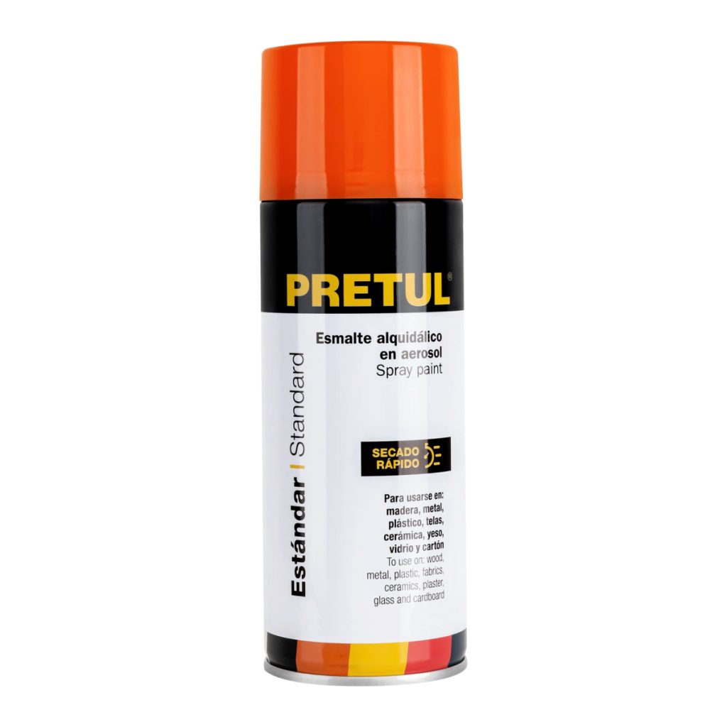 PINTURA EN AEROSOL NARANJA 400 ML PRETUL