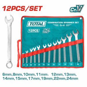 JUEGO DE 12 LLAVES COMBINADAS 6 - 24 MM TOTAL