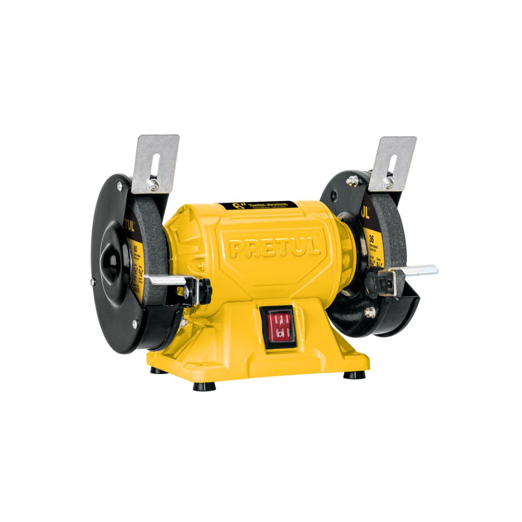 ESMERIL DE BANCO DE 6" DE 1/4 HP 185 W PRETUL