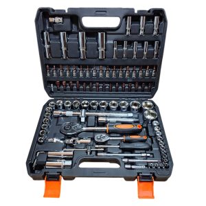 JUEGO DE 94 HERRAMIENTAS 1/4″ Y 1/2″ PARA MECANICO FERRAWYY