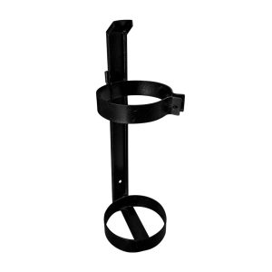 SOPORTE CANASTILLA PARA EXTINTOR 10 LIBRAS NEGRO