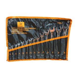 JUEGO DE 14 LLAVES COMBINADAS CR-V METRICAS FERRAWYY