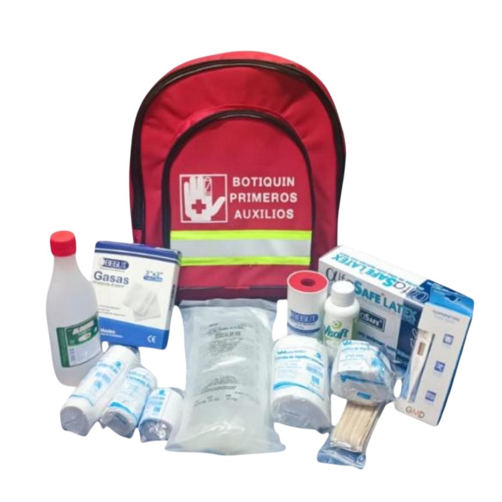 BOTIQUIN PRIMEROS AUXILIOS TIPO A CON MORRAL