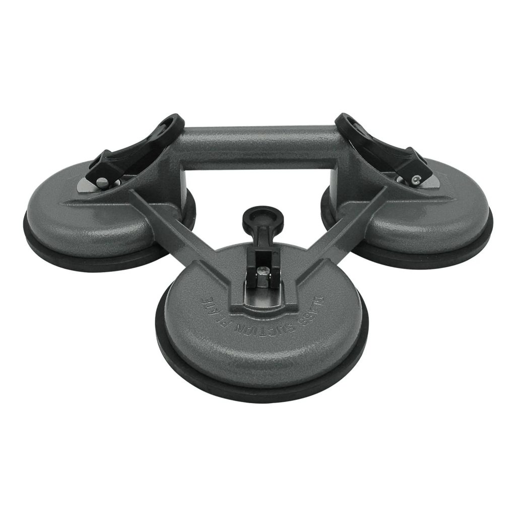 VENTOSA CHUPA PARA VIDRIO EN ALUMINIO TRIPLE SUCCION DISCOVER