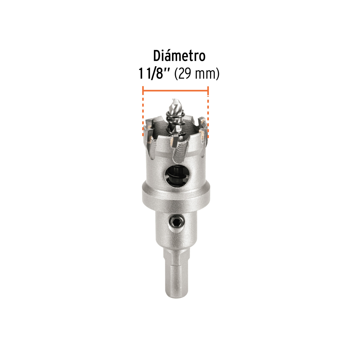 BROCASIERRA DE CARBURO DE TUNGSTENO 1-1/8" TRUPER - Imagen 3