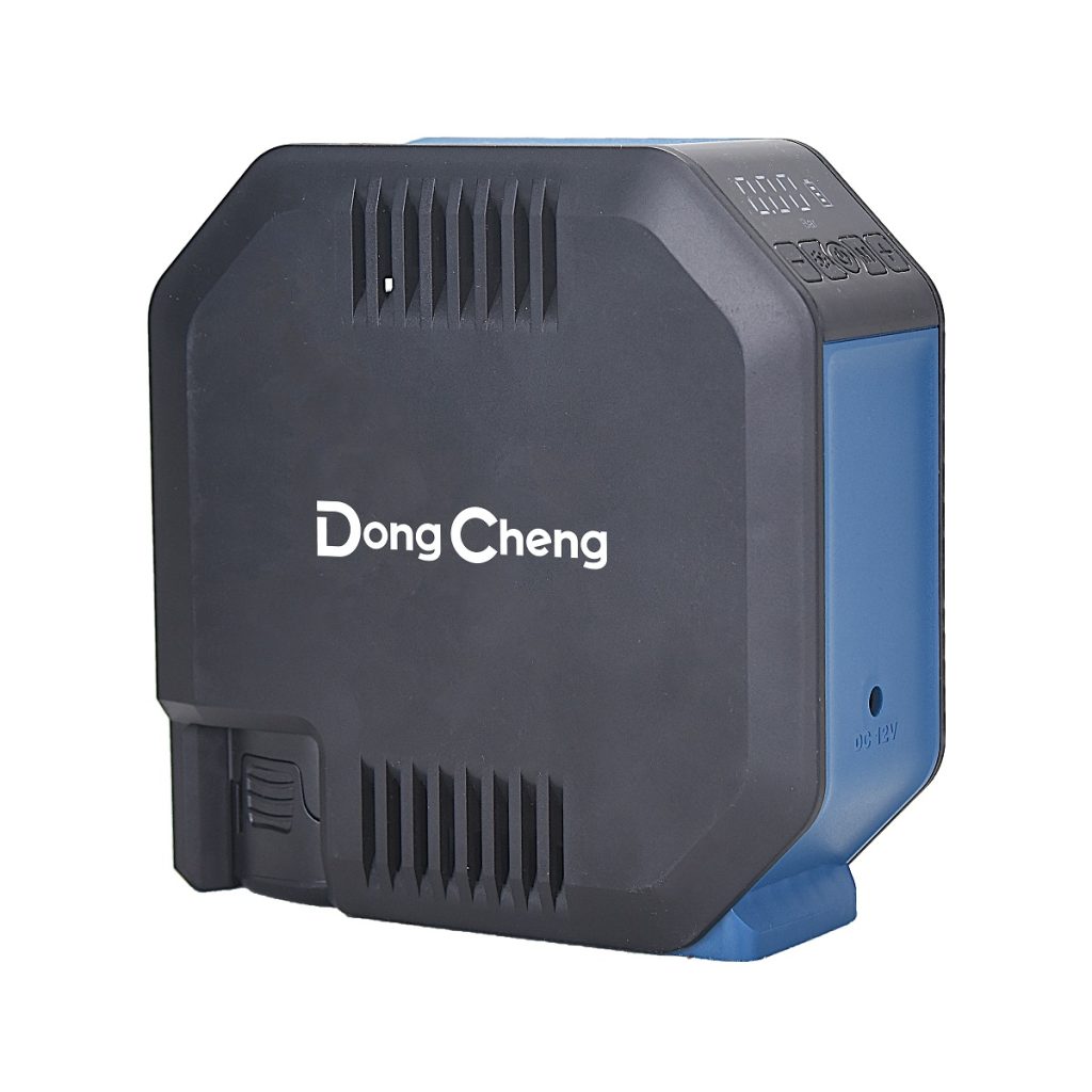 COMPRESOR DE AIRE INALAMBRICO PARA AUTO 12 V / 2 AH DONG CHENG